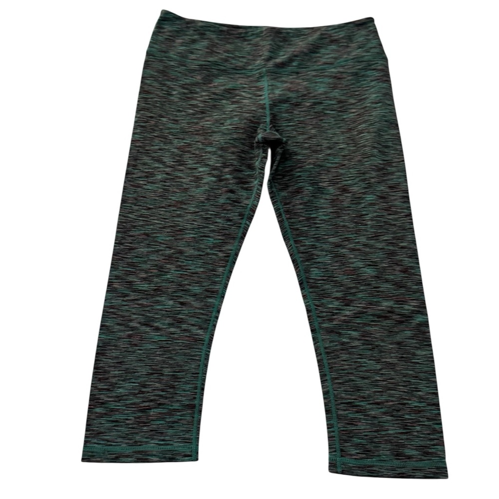 Women’s Green and Black Capri Leggings